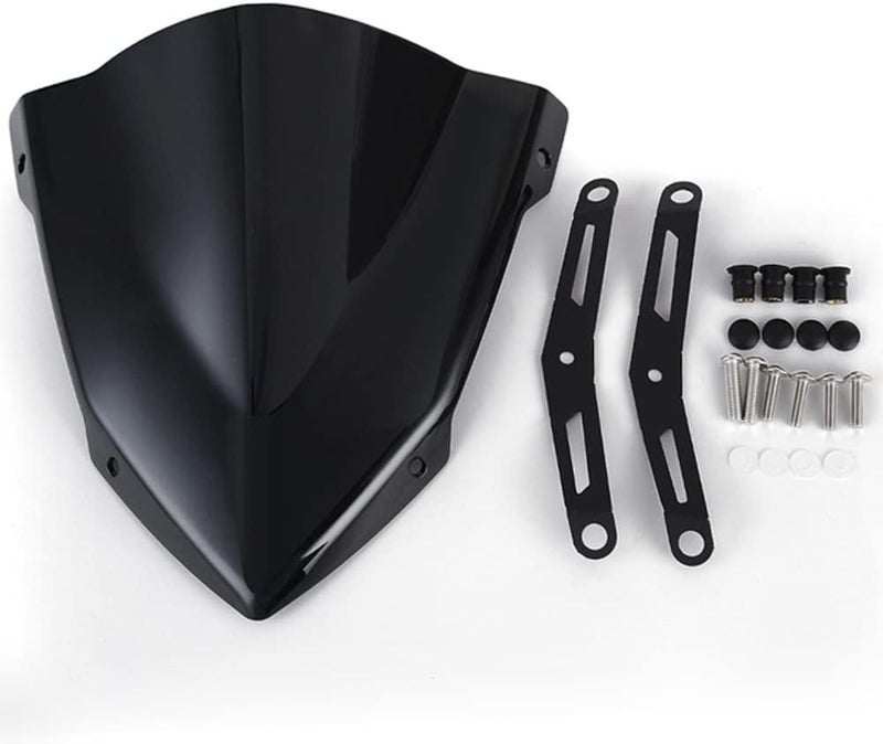 kucehiup Motorcycle Windshield Windscreen Sports Visor Fits for Y-A-M MT03 MT25 MT-03 MT-25 2020 2021 2022 2023 2024 2025 20-25 - Image 4